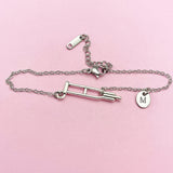 Orthopedic Medical Crutches Charm Bracelet in Silver, Medical School Bone Doctor Nurse Orthopedic Gift Ideas, AN1996