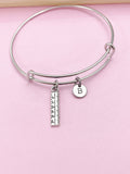 Silver Ruler Bracelet, Necklace Keychain in Option, Architect Gifts, BN1950