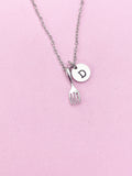 Tiny Fork Necklace in Gold or Silver, AN3042