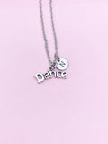 Silver Dance Charm Necklace, N2666