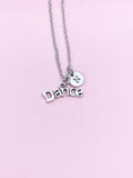Silver Dance Charm Necklace, N2666