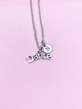 Silver Dance Charm Necklace, N2666