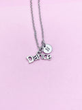 Silver Dance Charm Necklace, N2666