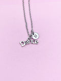 Silver Dance Charm Necklace, N2666
