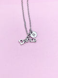 Silver Dance Charm Necklace, N2666