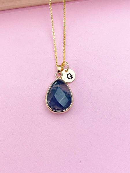 Gold Natural Indian Agate Necklace, Gemstone Jewelry Gifts,  N5335