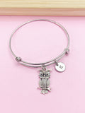 Silver Owl Charm Bracelet, N2118