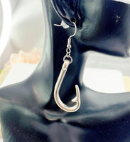 Large Fishhook Earrings, AN29