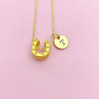 Horseshoe Necklace in Gold, AN2617