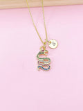 Gold Snake Necklace, N3547