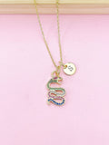 Gold Snake Necklace, N3547