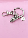 Anatomical Heart Charm Keychain, Silver or Bronze Option, B4935