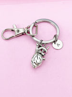 Anatomical Heart Charm Keychain, Silver or Bronze Option, BN4935