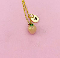 Gold Peach Charm Necklace, Best Christmas Gifts for Girlfriends, N5788