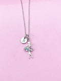 Silver Ballet Necklace, Ballet Necklace, Dance Girl Necklace, BalletGift, Dance School Gift, Ballet School Gift, Ballet Gift, N3767