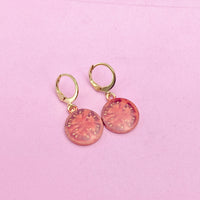 Gold Red Tomato Earrings, Mother's Day Earrings, N3183