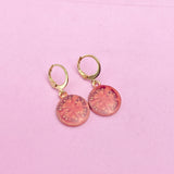 Gold Red Tomato Earrings, Mother's Day Earrings, N3183