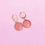 Gold Red Tomato Earrings, Mother's Day Earrings, N3183