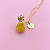 Gold Noni Fruits Charm Necklace Fruits Foodie Jewelry Gift, Birthday Gifts, Personalized Customized Gifts, N5263