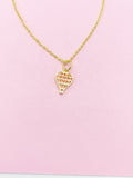 Gold Hot Air Balloon Necklace, N2341