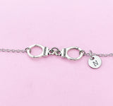 Silver Freedom Handcuff Bracelet, B1483