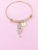 Gold Tulip Bracelet Birthday Gifts, Personalized Gifts, N5084