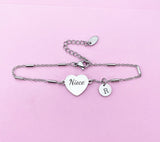 Niece Bracelet, Niece Jewelry, Niece Gift, Best Christmas Gift for Niece, D288