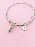 Silver Cowboy Spur Charm Bracelet, N5624