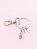 Water Bottle Initial Keychain, N568A