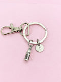 Water Bottle Initial Keychain, N568A