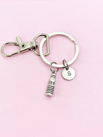 Water Bottle Initial Keychain, BN568