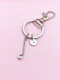 Silver Golf Charm Keychain, Golf Club Keychain, Golf Bag Charm, N5631