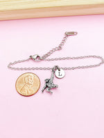 Silver or Gold Orangutan Charm Bracelet Monkey Wild Animal Zookeeper Gifts, BN249