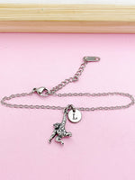 Silver or Gold Orangutan Charm Bracelet Monkey Wild Animal Zookeeper Gifts, BN249