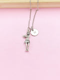 Hawaii Hula Dance Necklace in Gold or Silver, NN2204