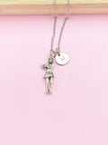 Hawaii Hula Dance Necklace in Gold or Silver, NN2204