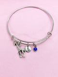 Silver Giraffe Charm Bracelet, Animal, N2670A