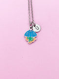 Silver Jellyfish Necklace, CN5633