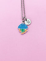 Silver Jellyfish Necklace, CN5633