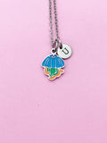 Silver Jellyfish Necklace, CN5633