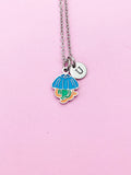 Silver Jellyfish Necklace, CN5633