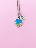 Silver Jellyfish Necklace, CN5633
