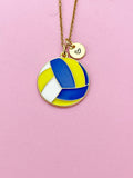 Gold Water Polo Ball Charm Necklace, N5637