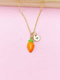 Gold Carrot Charm Necklace, N5677