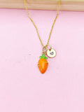 Gold Carrot Charm Necklace, N5677