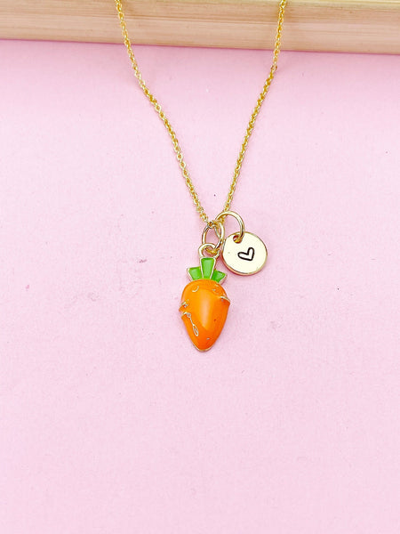 Gold Carrot Charm Necklace, N5677