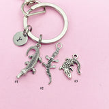 Silver Alligator Keychain, Style Option, N5593