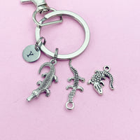 Silver Alligator Keychain, Style Option, N5593