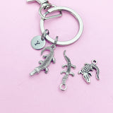 Silver Alligator Keychain, Style Option, N5593