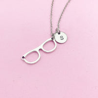 Eyeglasses Necklace in Silver, N1413D